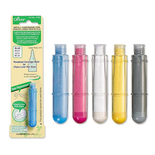 Clover yellow Chaco liner fabric marker pen refill